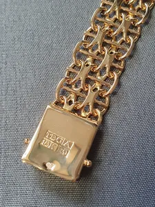 X-länk armband m stav 19,5cm 41,7gr 18K