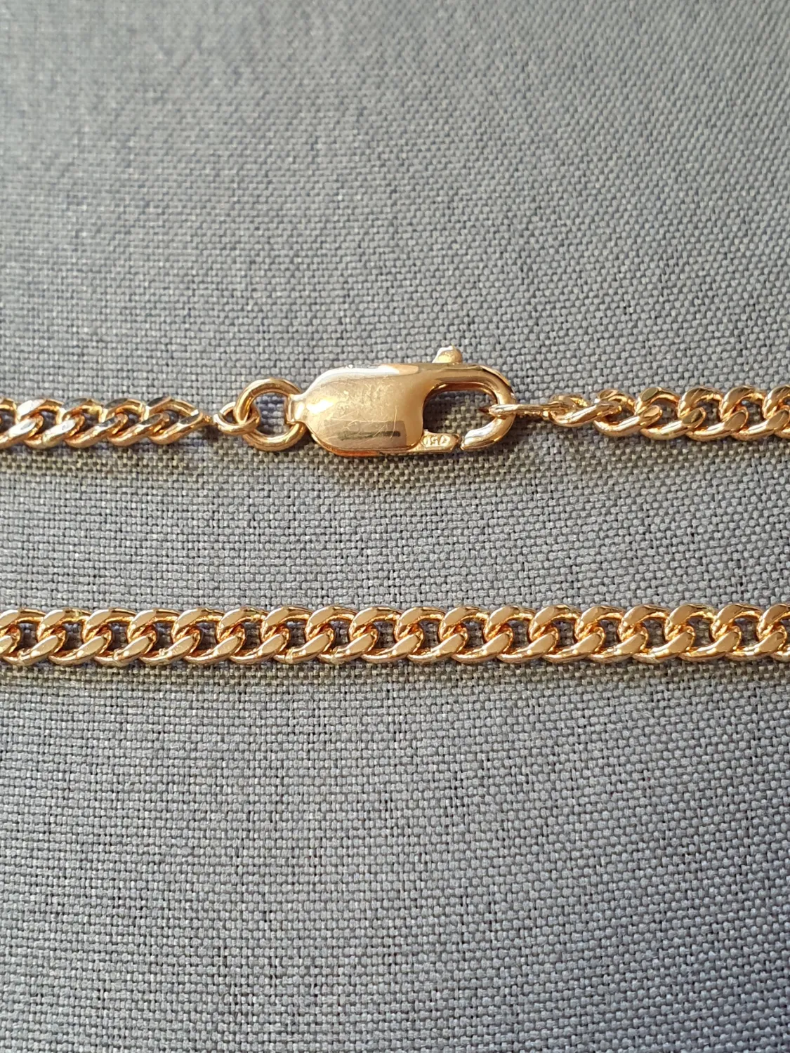 Pansar halsband 62cm 24,9gr 18K