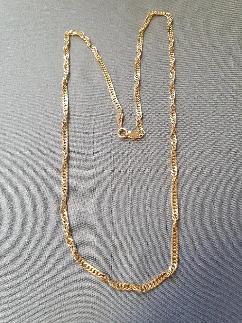 Singapore halsband 52cm 11,6gr 18K