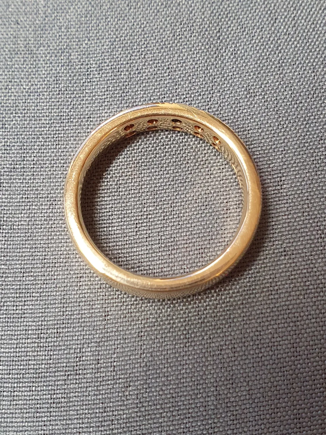 Ring m diamanter 58,0 8,4gr 18K