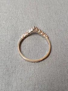 Ring m diamanter 54,0 2,3gr 18K vitguld