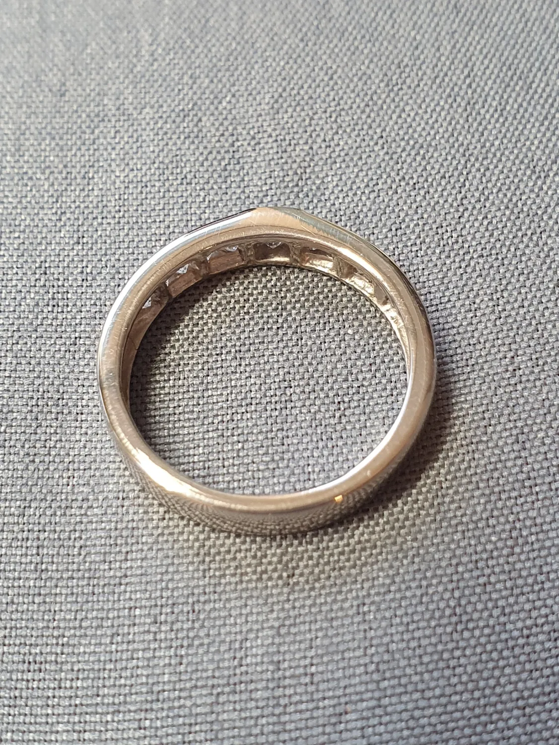 Ring m diamanter 53,0 4,1gr 18K vitguld