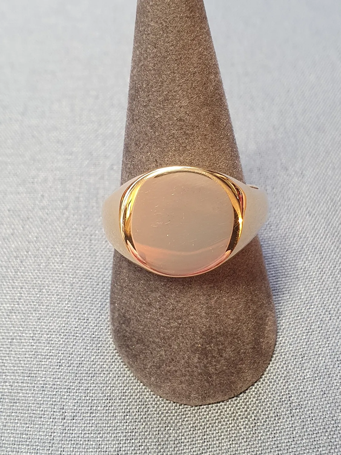 Rund klackring, massiv 18K 180806R