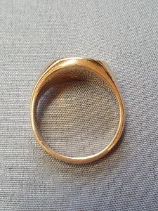 Rund klackring, massiv 18K 180806R