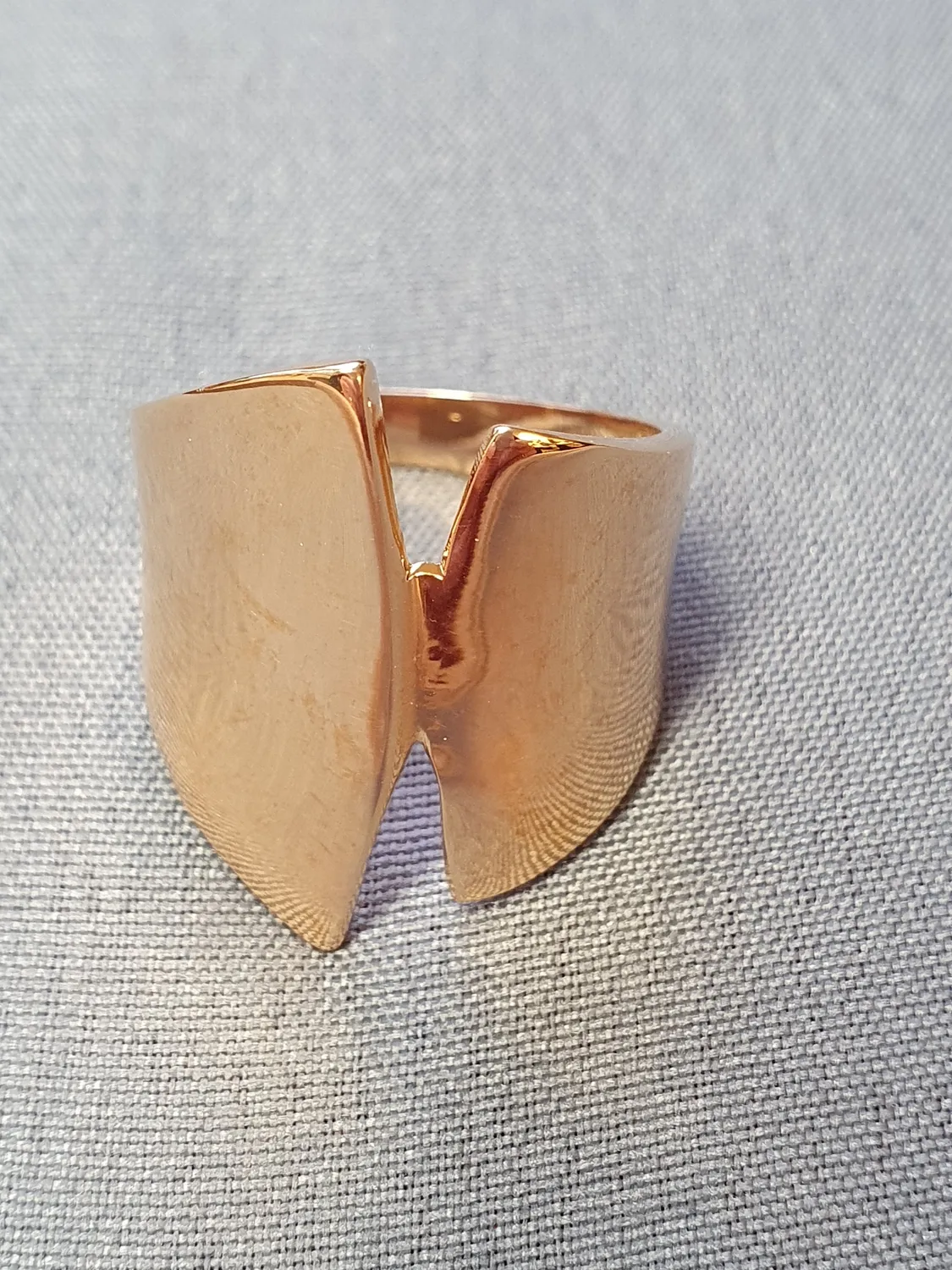 Guldring bred, blank 18K 180802R