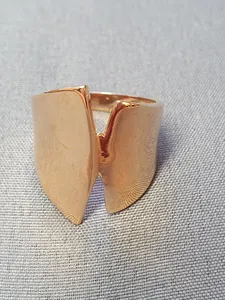 Guldring bred, blank 18K 180802R