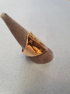 Guldring bred, blank 18K 180802R