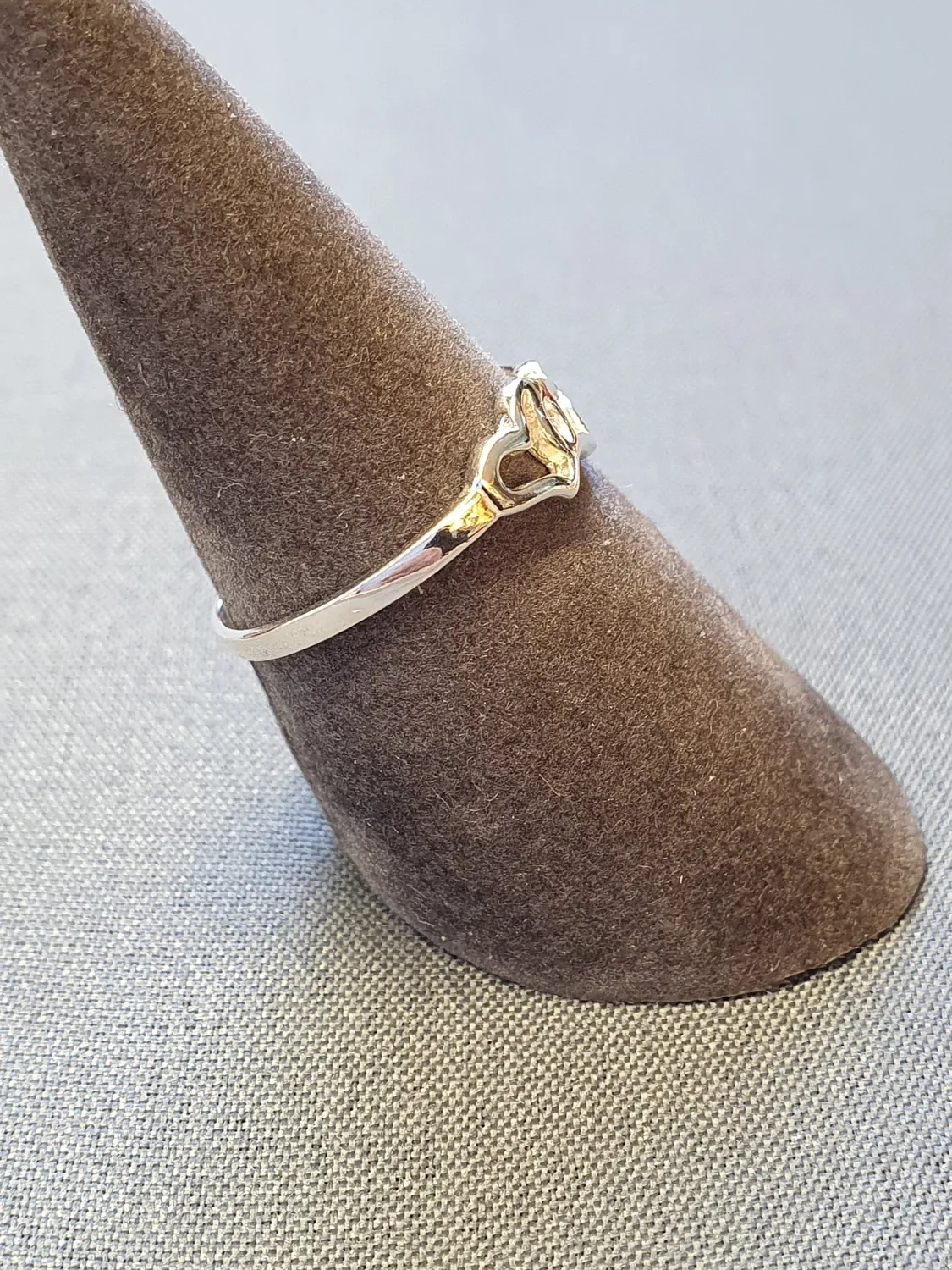 Silverring med två hjärtan 9250775R