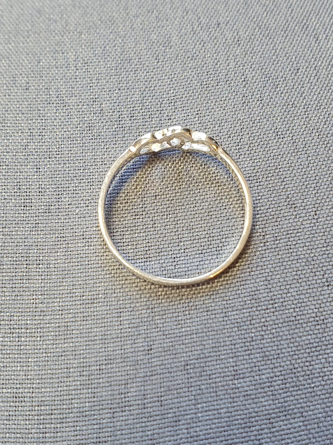 Silverring med två hjärtan 9250775R