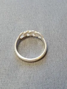 Silverring pansarlänkar 9250468R