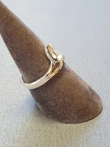 Silverring halv blomma 9250737R