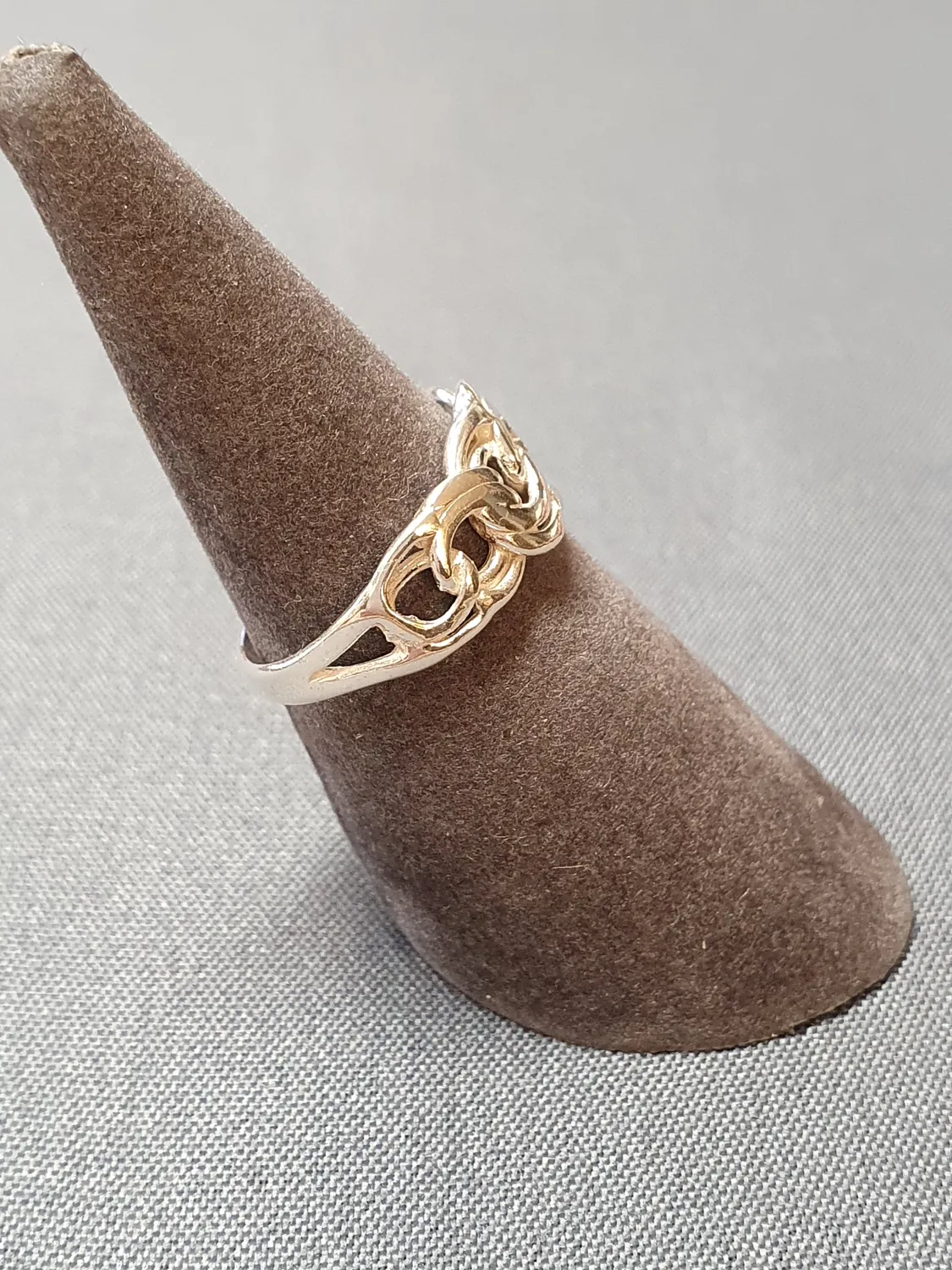 Silver bismarck ring 9250392R