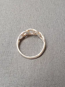 Silver bismarck ring 9250392R
