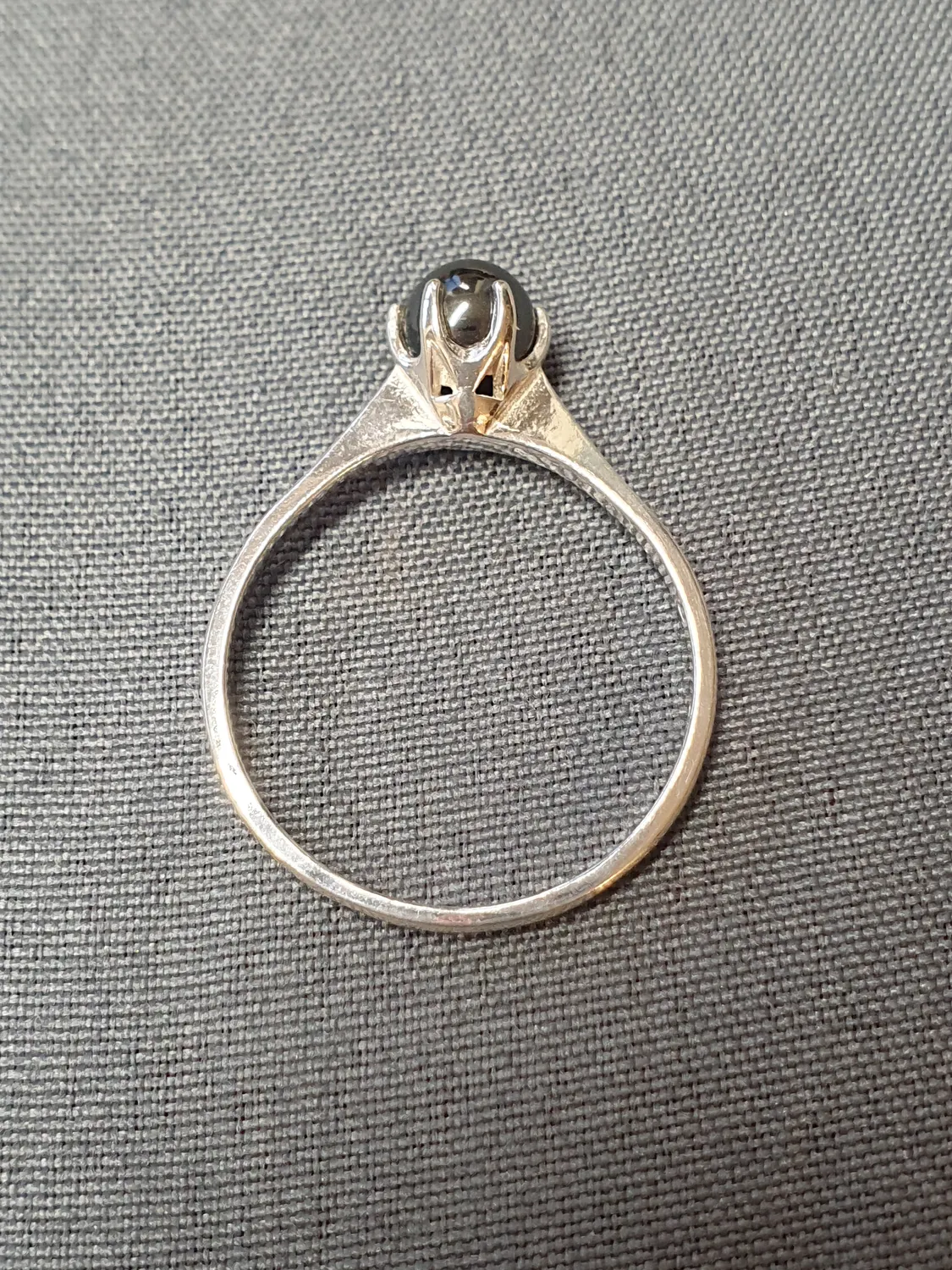 Silverring m hematit 9250338R