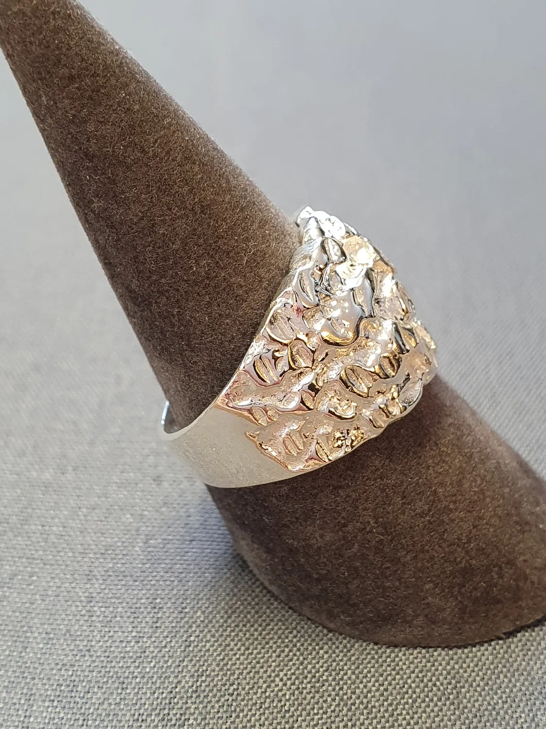 Silverring skrovlig 9250689R