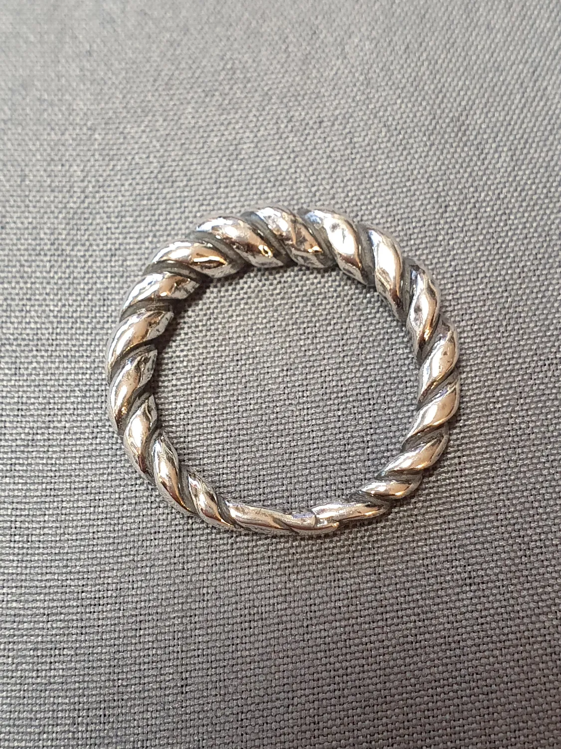 Grov tvinnad ring oxiderad 9250799R