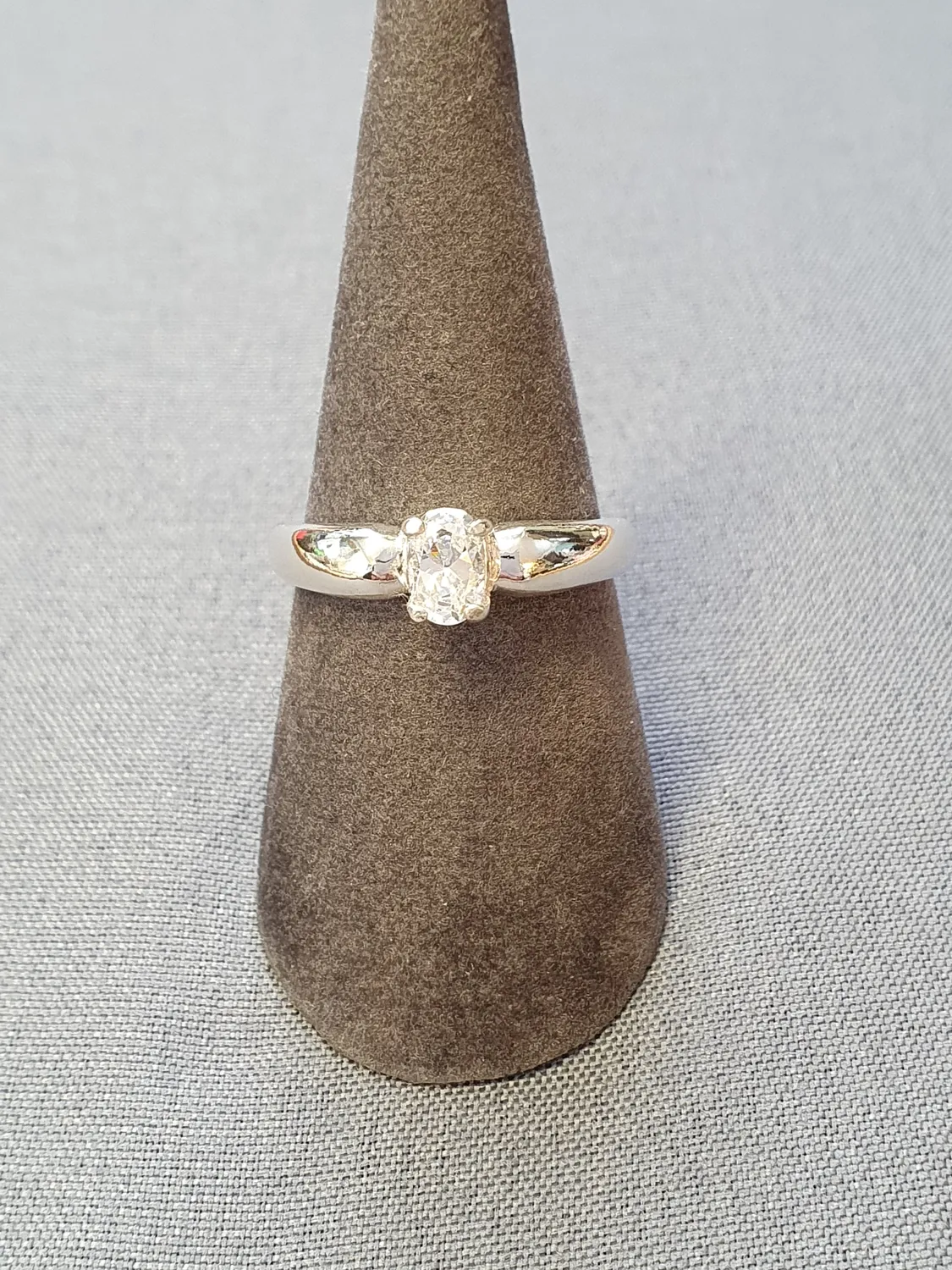 Silverring m cz sten 9250480R