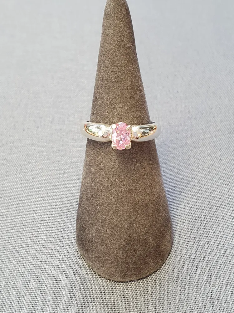 Ring m rosa cz sten 9250480R-rosa