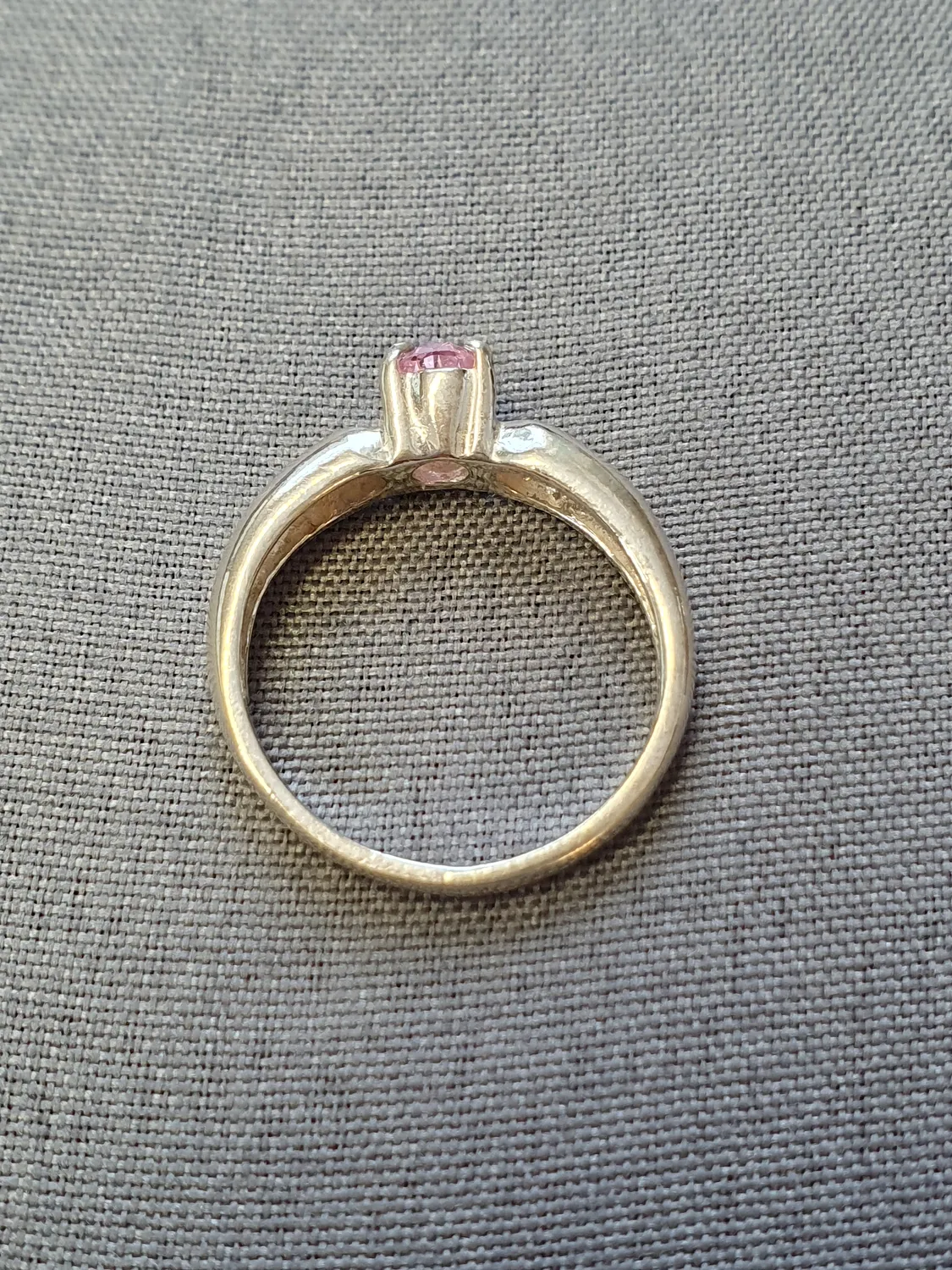 Ring m rosa cz sten 9250480R-rosa