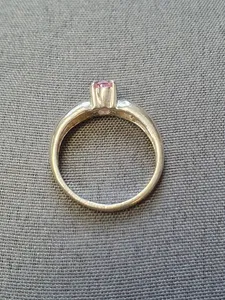 Ring m rosa cz sten 9250480R-rosa