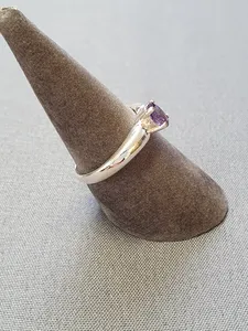 Ring m lila cz sten 9250480R-lila