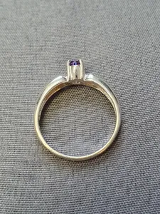 Ring m lila cz sten 9250480R-lila