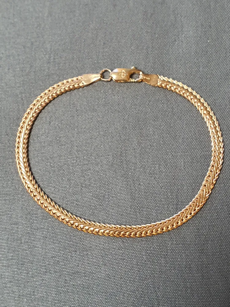 Rävsvans pressad 19cm 7,5gr 18K