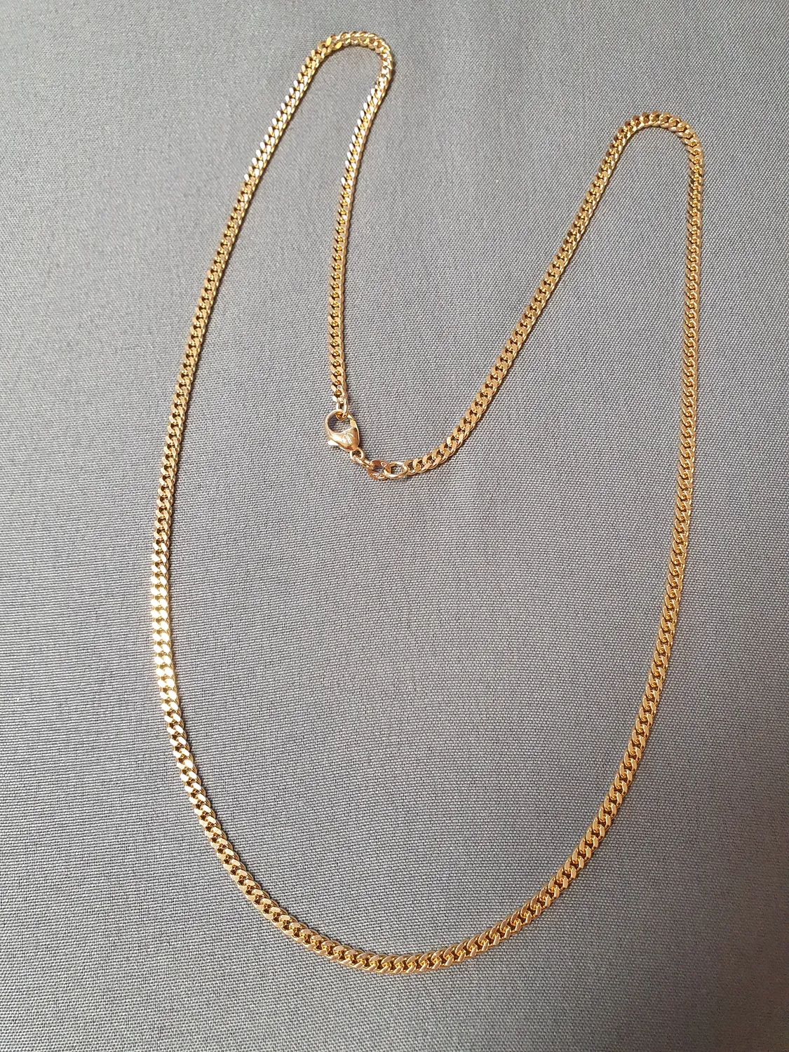 Pansar halsband 60cm 21,2gr 18K