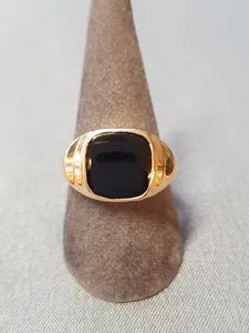 Klackring m onyx 63,0 8,7gr 18K 