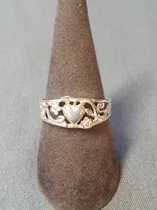 Silverring med hjärta 9250294R