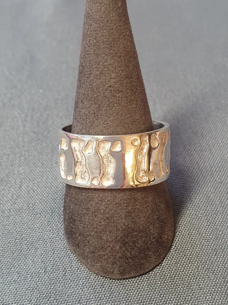 Silverring m vikinga mönster 9250727R