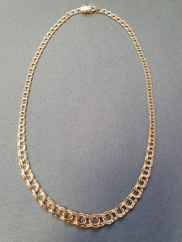 Bismarck halsband doserat 42cm 20,6gr 18K