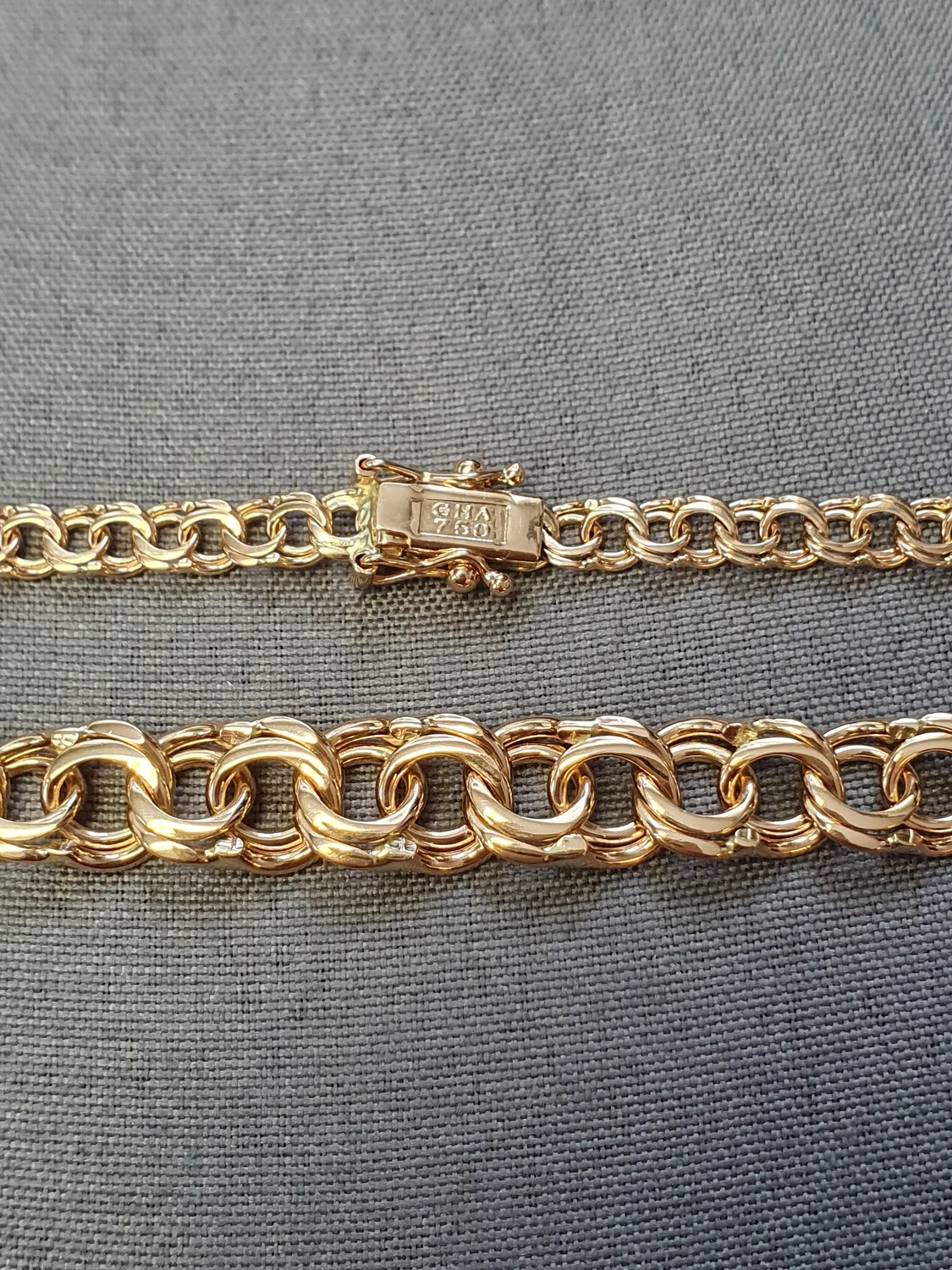 Bismarck halsband doserat 42cm 20,6gr 18K