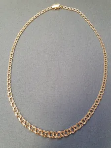 Bismarck halsband, doserat 44cm 15,2gr 18K