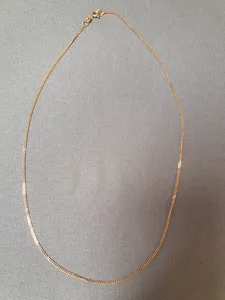 Pansar halsband 42cm 3,1gr 18K