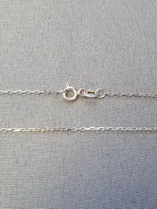 Ankar kedja, tunn 42cm 1,6gr 18K vitguld