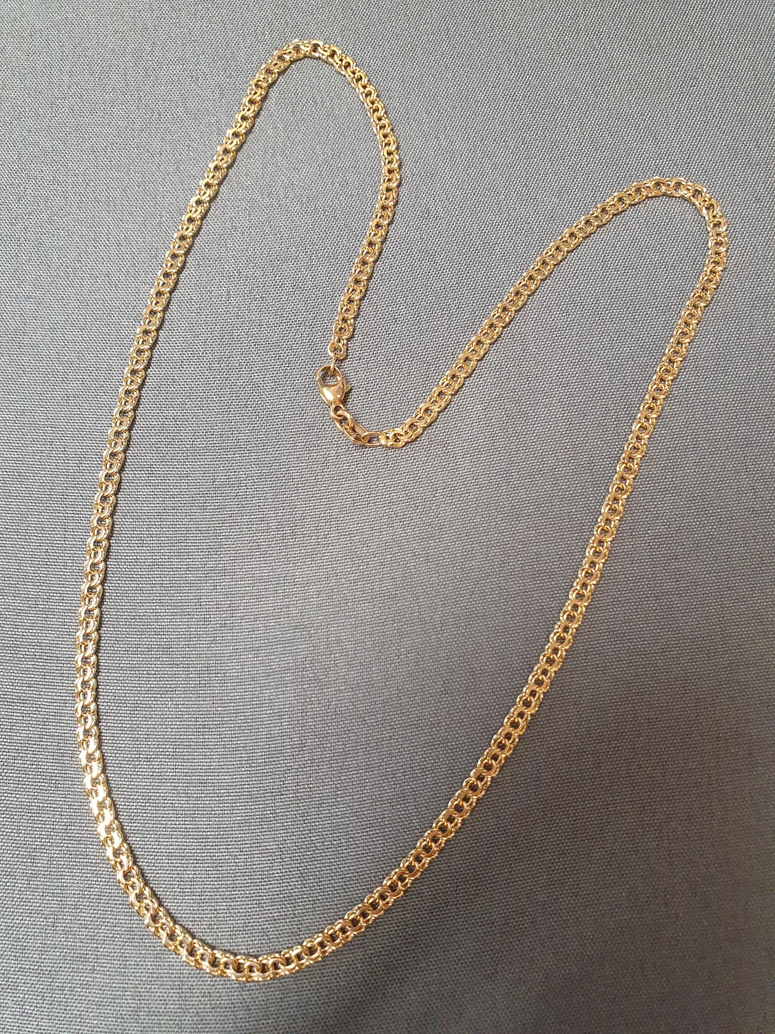 Bismarck halsband rakt 46,5cm 10,3gr 18K