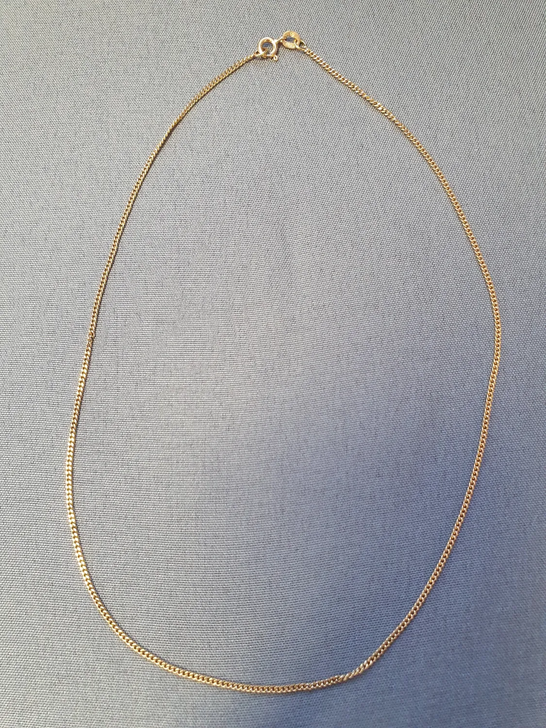 Pansar halsband 38cm 3,1gr 18K