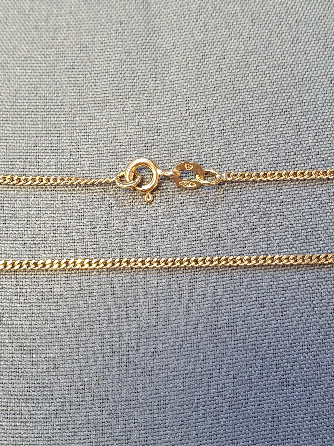 Pansar halsband 38cm 3,1gr 18K