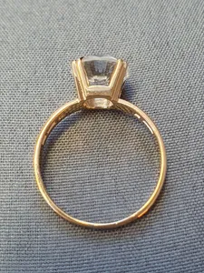 Ring med bergskristall 59,5 3,7gr 18K