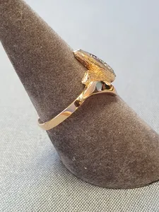 Ring med stenar 56,0 2,4gr 18K