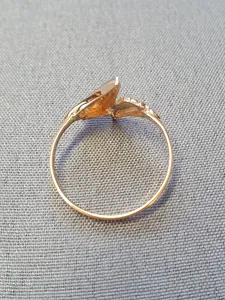 Ring med stenar 56,0 2,4gr 18K