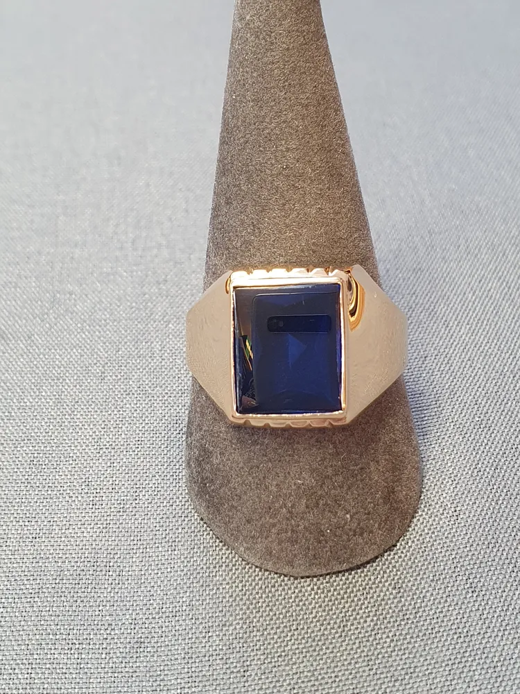 Klackring m blåsten 60,0 4,4gr 18K