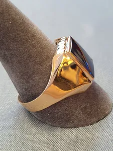 Klackring m blåsten 60,0 4,4gr 18K