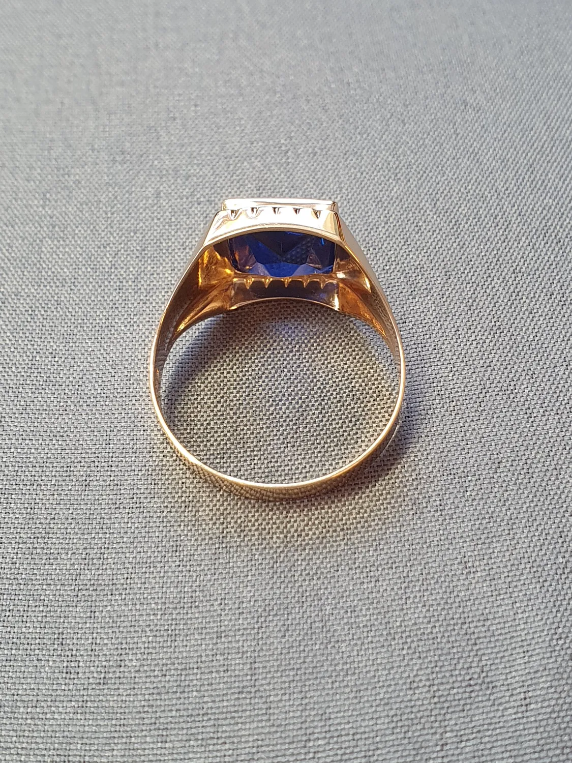 Klackring m blåsten 60,0 4,4gr 18K