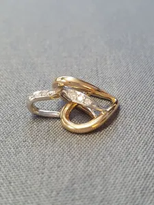 Hängsmycke, hjärta m diamanter 2,5gr 18K