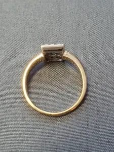 Camoséring med diamanter och safir 60,0 5,1gr 18K