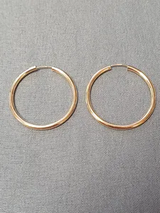 Örhänge rörcreoler 2,0gr 18K