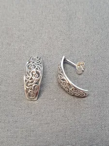 Silver örhängen oxiderade 9250555E