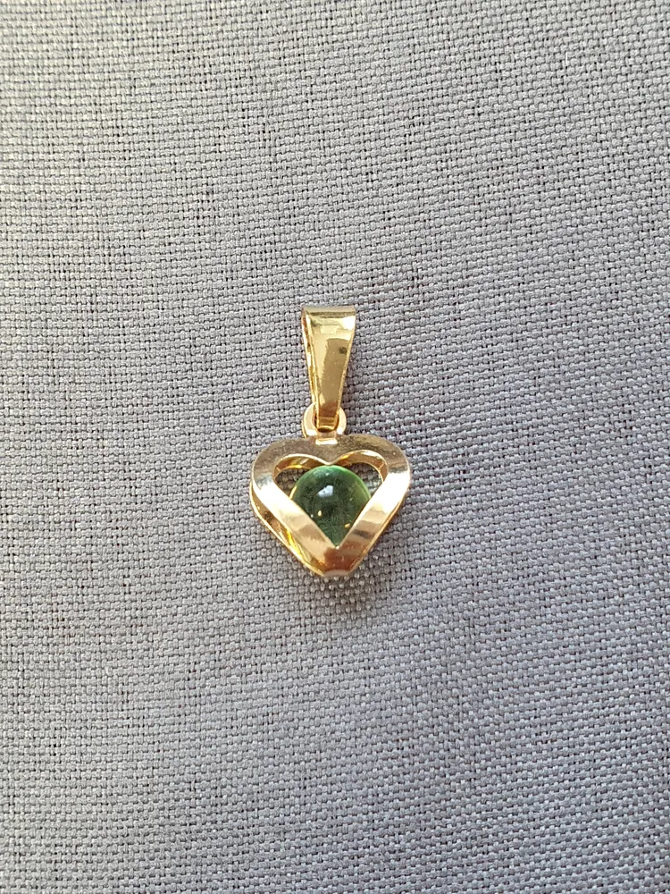 Månadshjärta Augusti 18K